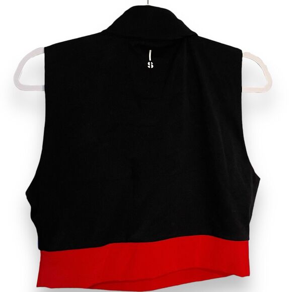 Sports Illustrated Crop Top Sports Bra Womens XXL Workout Cycling Colorblock NEW - Picture 3 of 9